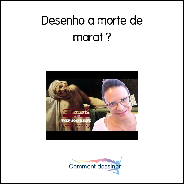 Desenho a morte de marat